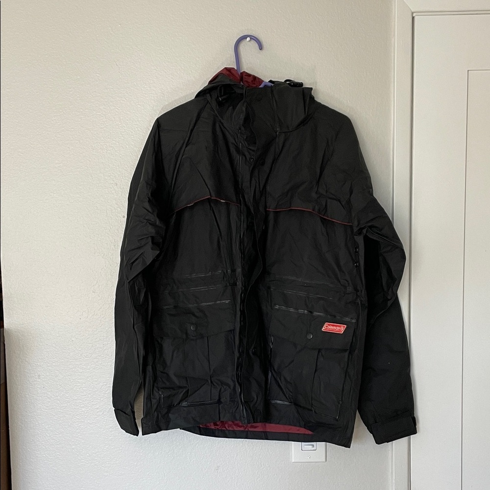 Coleman Black and Red Men's Raincoat
